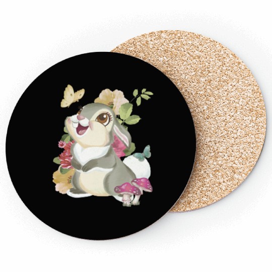 Disney Bambi Thumper Vintage Floral Coasters