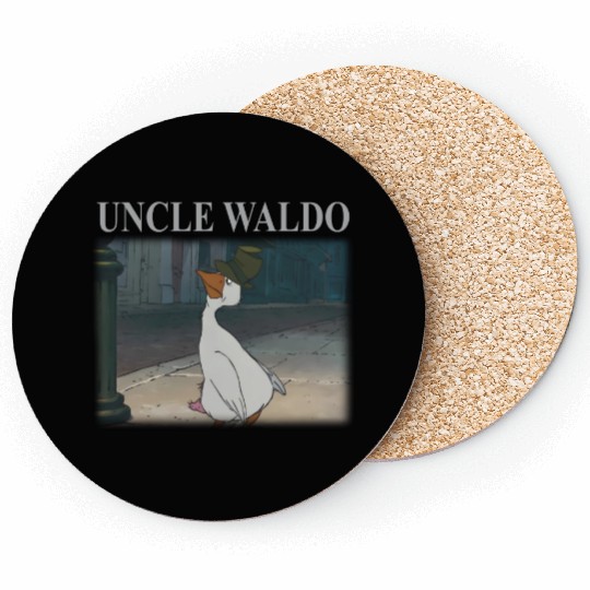 Uncle Waldo Aristocats Disney Coasters Cat Lover Coasters