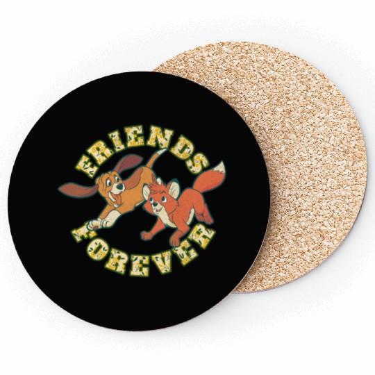 Disney The Fox and the Hound Tod And Copper Friends Forever Coasters