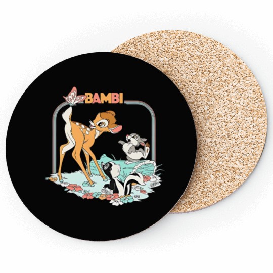 Disney Bambi Coasters, Disneyworld Coasters, Disneyland Coasters