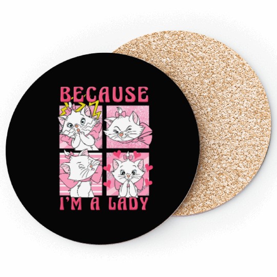 Disney The Aristocats Marie Cat Because I'm A Lady Coasters