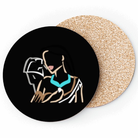 Pocahontas & Meeko embroidered Crewneck, Disney embroidered Coasters