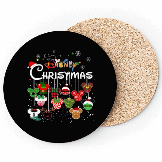 Disney Christmas Coasters, Merry and Bright Coasters