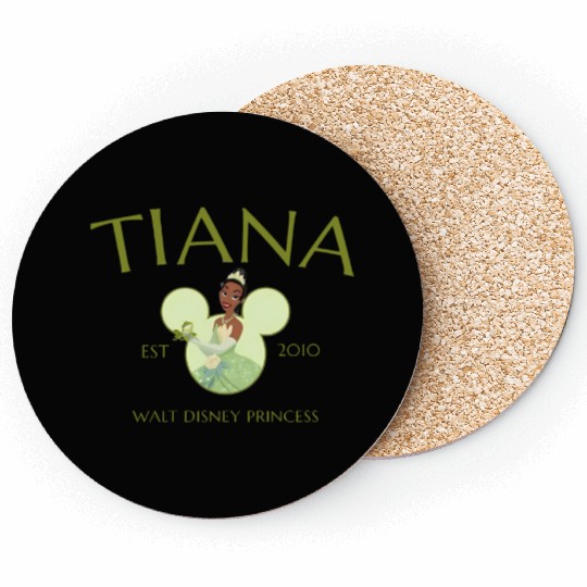 Princess Tiana Coasters, Disney Princess Coasters, Tiana Coasters