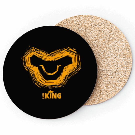 Disney Lion King Baby Simba Symbol Live Action Coasters