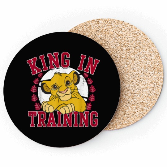 Disney Lion King Simba King In Training Circle Portrait Coasters