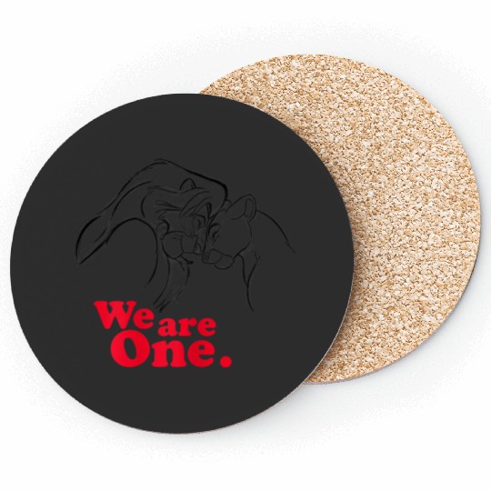 Disney Lion King Simba And Nala We Are One Love Coasters