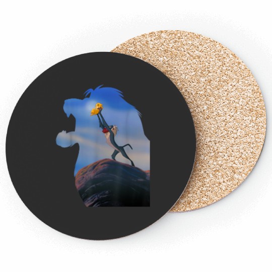 Disney Lion King Rafiki Holding Baby Simba Graphic Coasters
