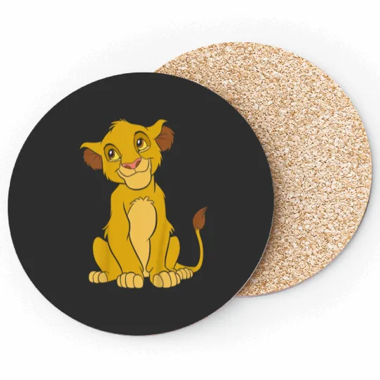 Disney Lion King Cute Simba Coasters