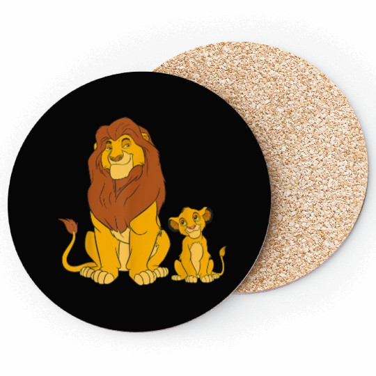 Disney The Lion King Young Simba And Mufasa Coasters