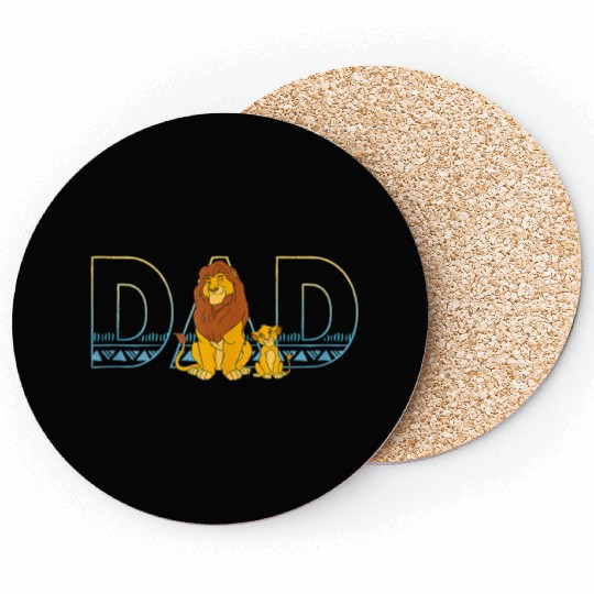 Disney The Lion King Simba And Mufasa Dad Coasters