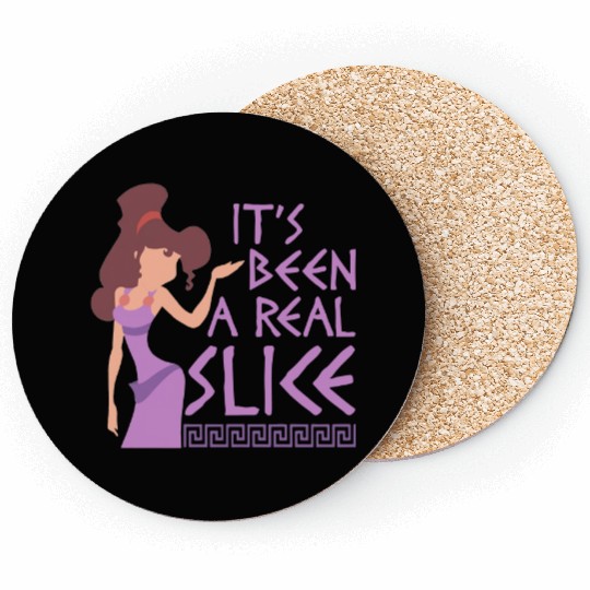 It's Been A Real Slice Coasters Coasters, Disney Megara Hercules Coasters