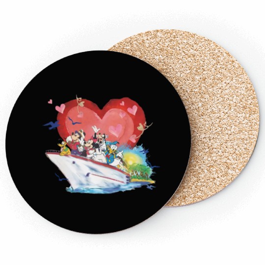 Disney Cruise Couples Coasters, Honeymoon Cruise Coasters