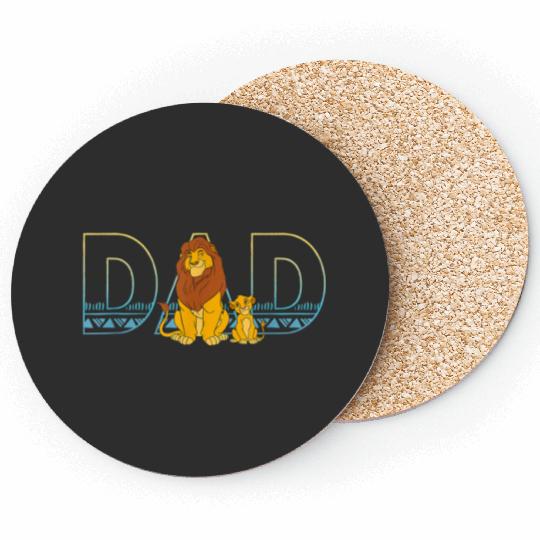 Disney The Lion King Simba and Mufasa Dad Coasters