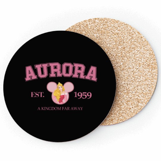Disney Princess Coasters, Aurora Princess Coasters, Sleeping Beauty Coasters