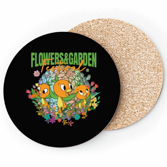 Disney Epcot Orange Bird Coasters, Funny Orange Bird Coasters