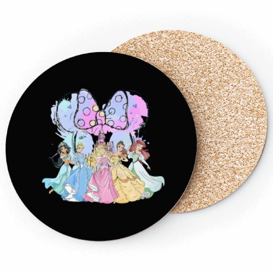 Disney Princess Coasters, Disney Watercolor Castle Coasters