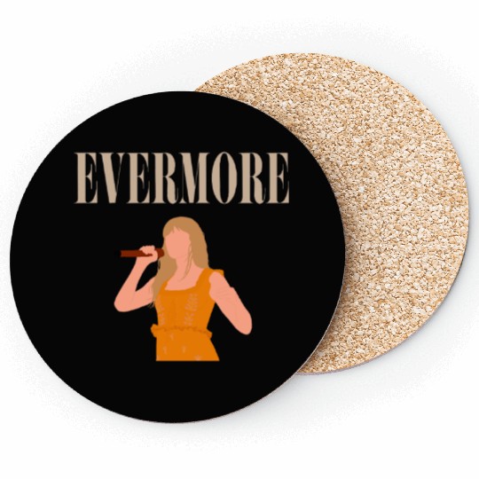 taylorswift evermore eras tour art Coasters
