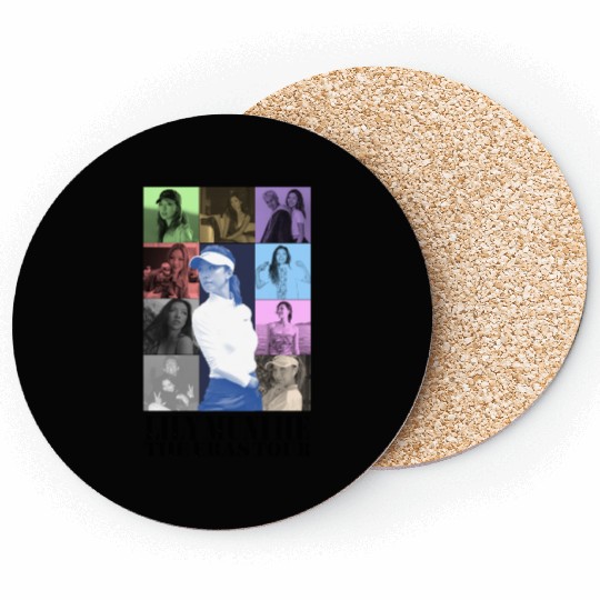 Lily Muni He Eras Tour Golf  Style Art Coasters