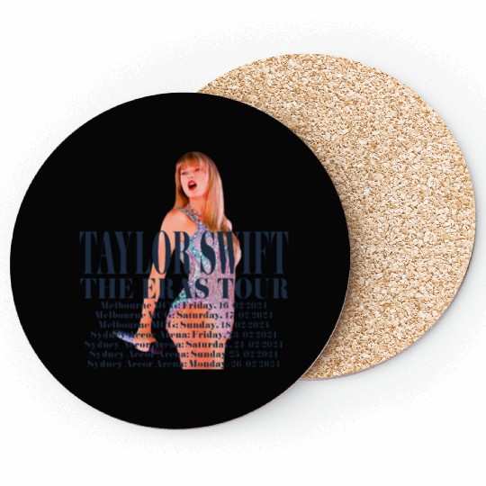 Eras tour Australia Fitted Scoop Coasters