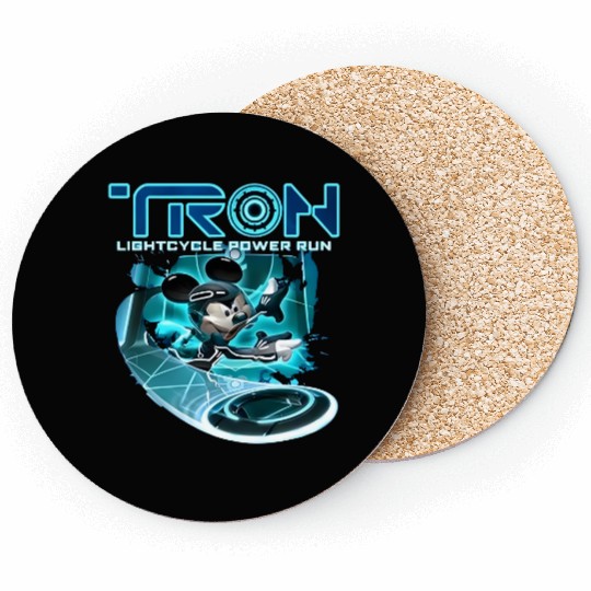 Mickey Tron Bike Coasters, Disney Trip Coasters