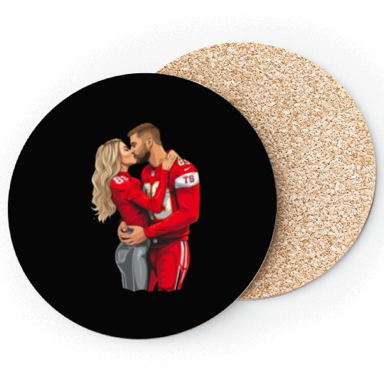 taylorr Swift and Travis Kelce (2) Coasters