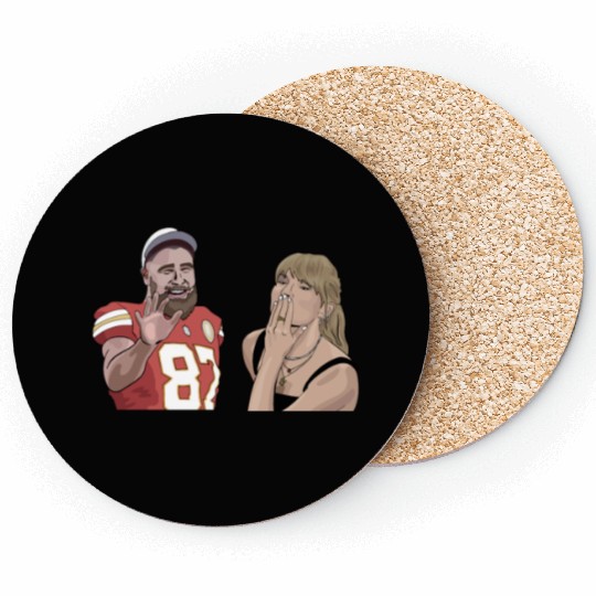 taylorr Swift Travis Kelce Coasters