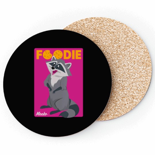 Disney Pocahontas Funny Meeko Raccoon Foodie Coasters