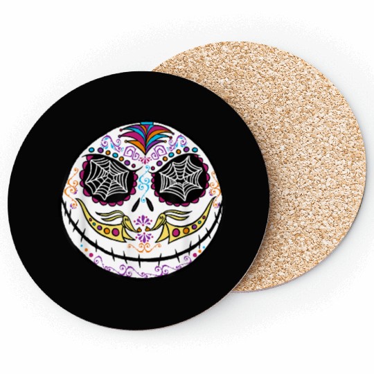disneys The Nightmare Before Christmas Jack Sugar Skull Coasters