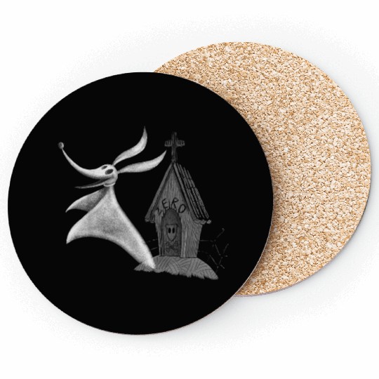 disneys The Nightmare Before Christmas Zero Dog House Coasters