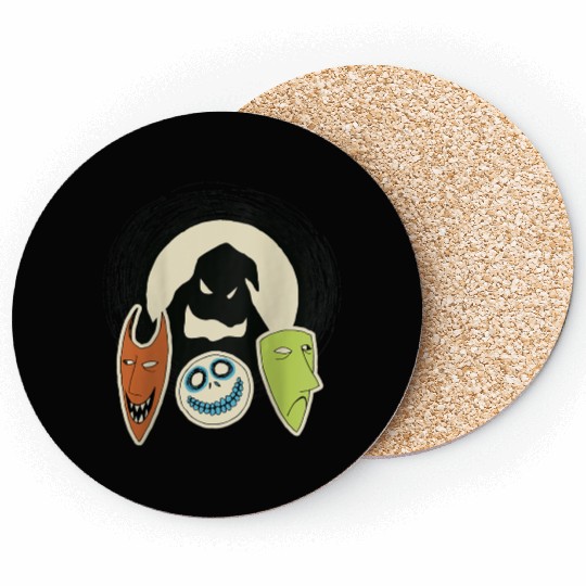 disneys The Nightmare Before Christmas Oogie Boogie Friends Raglan Coasters