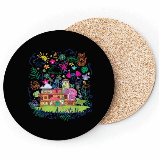 Disney Encanto Magic Awaits you Casa Madrigal Coasters