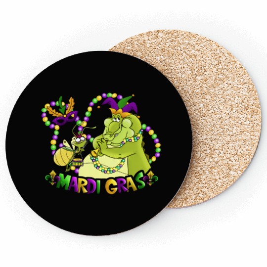 Disney Princess And The Frog Coasters | Louis And Ray Mardi Gras Coasters