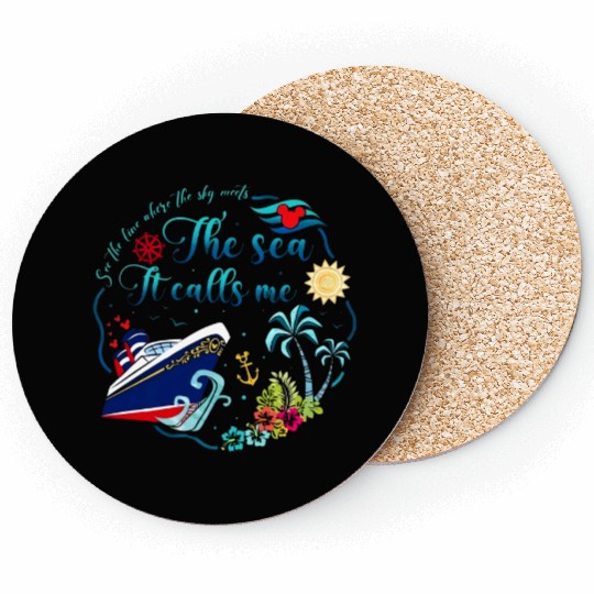 Moana Cruise Coasters, Disney Cruise Coasters, Disney Family Cruise