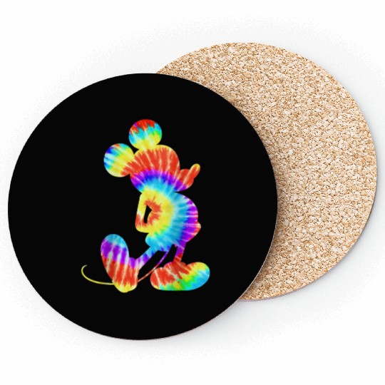 disneys mickeys Mouse Tie Dye Coasters