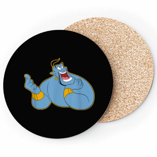 disneys Aladdin Happy Genie 90s Men's Coasters