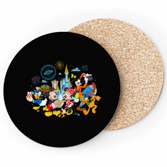 Walt disneys World 50th Anniversary Mickey And Friends Coasters