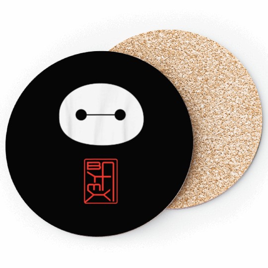 Disney Big Hero 6 Baymax Face Kanji Poster Coasters