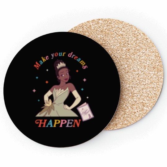 Disney Princess and the Frog Tiana Make Your Dreams Happen Coasters