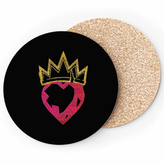 Disney Descendants 2 Evie Heart Crown Coasters