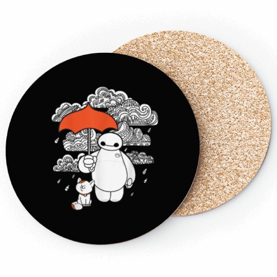 Disney Big Hero 6 Baymax Patterned Rain Clouds P Coasters