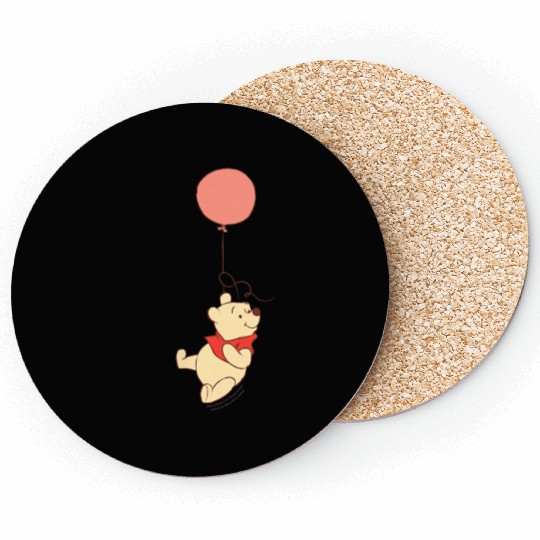 Disney Winnie the Pooh Balloon Flight Corner Picture Coasters