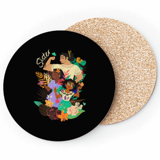 Disney Encanto Sister Goals Mirabel Luisa Isabel Coasters