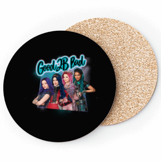 Disney The Descendants 3 Good 2B Bad Coasters