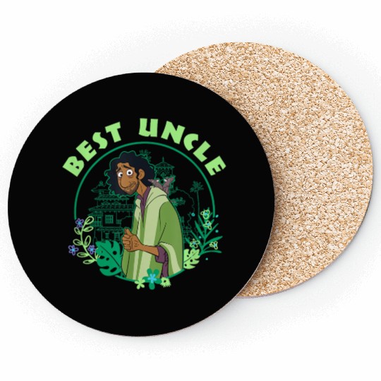 Disneys Encanto Bruno Best Uncle Poster Coasters