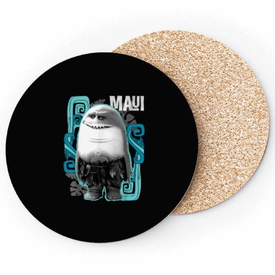 Disney Moana Maui Half Shark Coasters