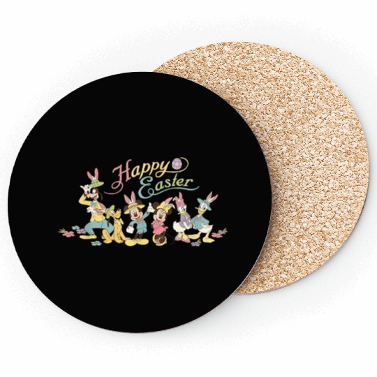 Disneyss Mickey Mouse And Friends Bunny Ears Easter Coasters