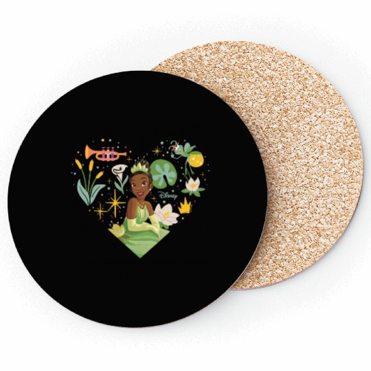Disney Princess - Tiana Nature Heart Coasters