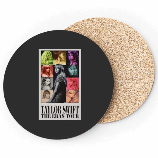 Discover Taylor-Swift Colorful The Eras Tour Coasters