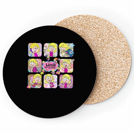 Cute Emotions Of Lizzie McGuire Retro , This Is What Dreams Are Made Of Tee, Magic Kingdom Disneyland Family Vacation Holiday Gift Coasters